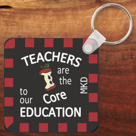 先生は我々の教育の中核である キーホルダー (裏面)