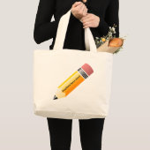 先生は授業がある ラージトートバッグ (正面(商品))