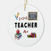 先生は授業でやる セラミックオーナメント (左)