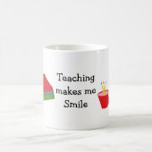 先生は最高!先生の笑顔 コーヒーマグカップ (中央)
