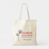 先生は永遠にタンポポ成長する種子を植える トートバッグ (裏面)