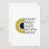 先生は永遠に成長する植物の種子引用文 シーズンカード (正面/裏面)