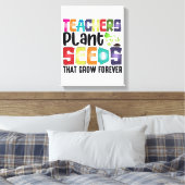 先生は永遠に成長する種を植える キャンバスプリント (インサイチュ (寝室))