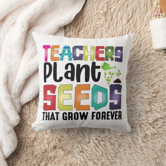 先生は永遠に成長する種を植える クッション (ブランケット)