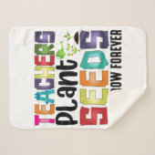 先生は永遠に成長する種を植える シェルパブランケット (正面(横))