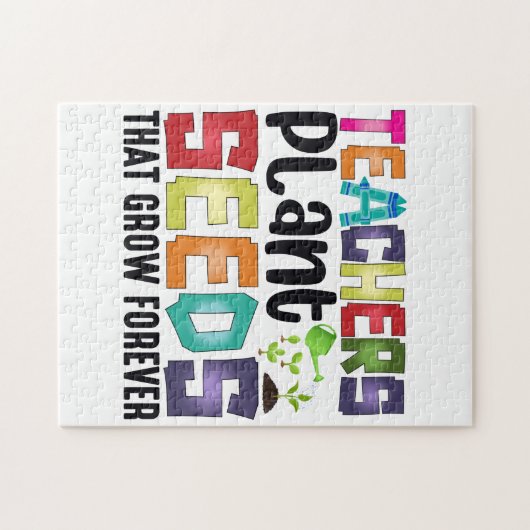 先生は永遠に成長する種を植える ジグソーパズル (横)