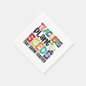 先生は永遠に成長する種を植える スタンダードカクテルナプキン (角)