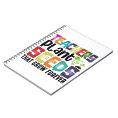 先生は永遠に成長する種を植える ノートブック (左側)