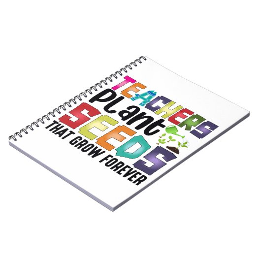 先生は永遠に成長する種を植える ノートブック (左側)