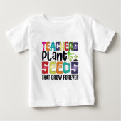 先生は永遠に成長する種を植える ベビーTシャツ (正面)