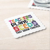 先生は永遠に成長する種を植える ペーパーコースター (アングル)