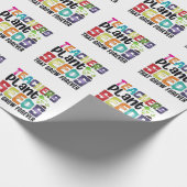 先生は永遠に成長する種を植える ラッピングペーパー (角)