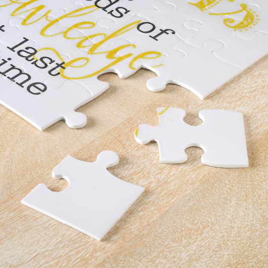 先生は知識の種を植える ジグソーパズル (側面)