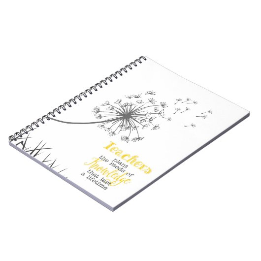 先生は知識の種を植える ノートブック (左側)