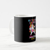 先生は私との100日間の学校生活を乗り切った ユニコーン コーヒーマグカップ (正面左)