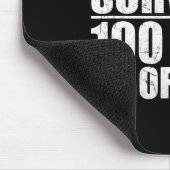 先生は私の楽しい生徒に100日耐えた マウスパッド (コーナー)