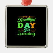 先生は美しい日学だ メタルオーナメント (正面)