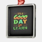 先生は良い日学だ メタルオーナメント (左)