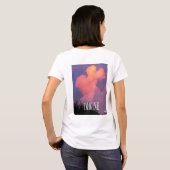 先生は食べ物を考え出す。 Tシャツ (裏面フル)