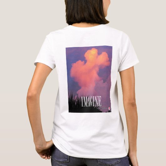 先生は食べ物を考え出す。 Tシャツ (裏面)