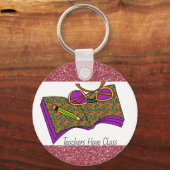 先生はKeychainクラスを持つ |先生ギフト キーホルダー (正面)