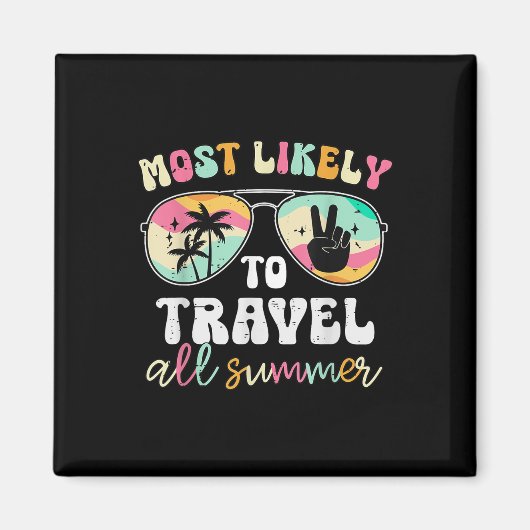 先生はScの夏の終わりまで旅行する可能性が最も高い マグネット (正面)