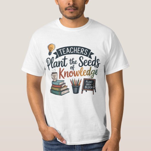 先生へのギフト用サブリメーションデザイン、学校再開 Tシャツ (正面)