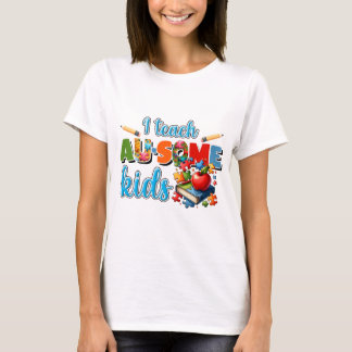 先生へのギフト|すばらしい生徒たちを教える Tシャツ