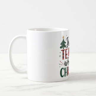 先生へのギフト | クリスマスが好きなだけの先生 コーヒーマグカップ