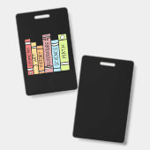 先生へのギフト | 新学期 ハームスクール バッジ (正面＆裏面)