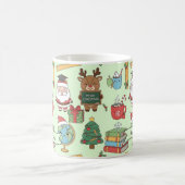 先生へのクリスマスプレゼント 名入れ コーヒーマグカップ (中央)
