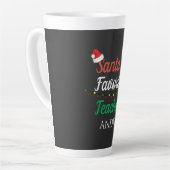 先生へのクリスマス感謝ギフト カフェラテマグ (左アングル)