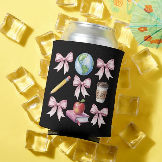 先生へのコーヒーボウ可愛い感謝ギフト 缶クーラー (インサイチュ 夏)