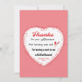 先生へのバレンタインカード シーズンカード (正面)