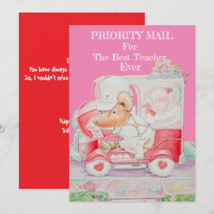 先生へのバレンタインカード シーズンカード