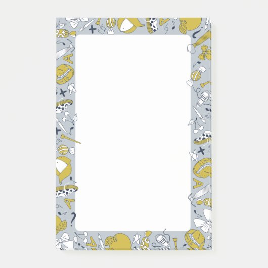 先生への小さな学校の思い出 ポストイット (正面)