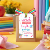先生への感謝を伝えるギフトタグ How Sweet It Is ギフトタグ