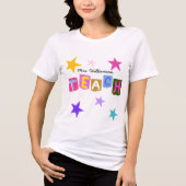 先生への感謝を伝えるモダンなギフト トライブレンドTシャツ (正面)