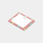 先生への感謝を表すオレンジの本パターン  ポストイット (アングル)