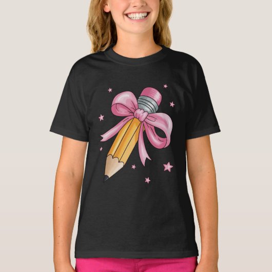 先生への感謝を込めたボウペンシルギフト Tシャツ (正面)