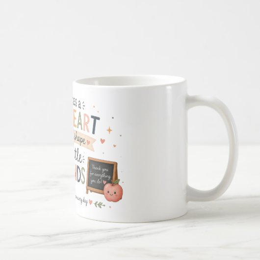 先生への感謝を込めたマグカップ コーヒーマグカップ (右)