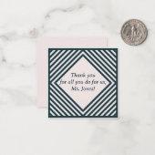 先生への感謝カード ノートカード (正面/裏面インサイチュ)