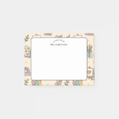先生への感謝 学校用品 パターン ポストイット (正面)