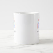 先生への感謝 - 最高の先生へのプレゼント ジャンボコーヒーマグカップ (正面)