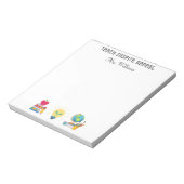 先生への感謝 Teach Inspire Repeat カスタム ノートパッド (回転)