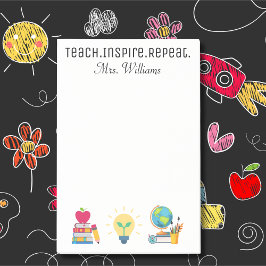 先生への感謝 Teach Inspire Repeat カスタム ポストイット
