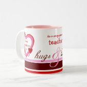 先生またはコーチのためのバレンタインデーのギフトのマグ ツートーンマグカップ (正面左)