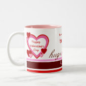 先生またはコーチのためのバレンタインデーのギフトのマグ ツートーンマグカップ (左)