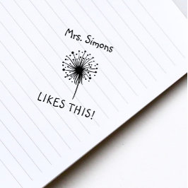 先生もきっと喜ぶよ はなのごほうび ラバースタンプ