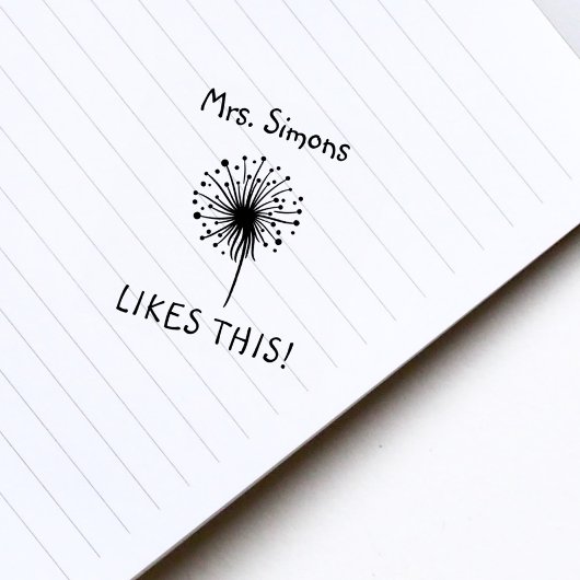 先生もきっと喜ぶよ はなのごほうび ラバースタンプ